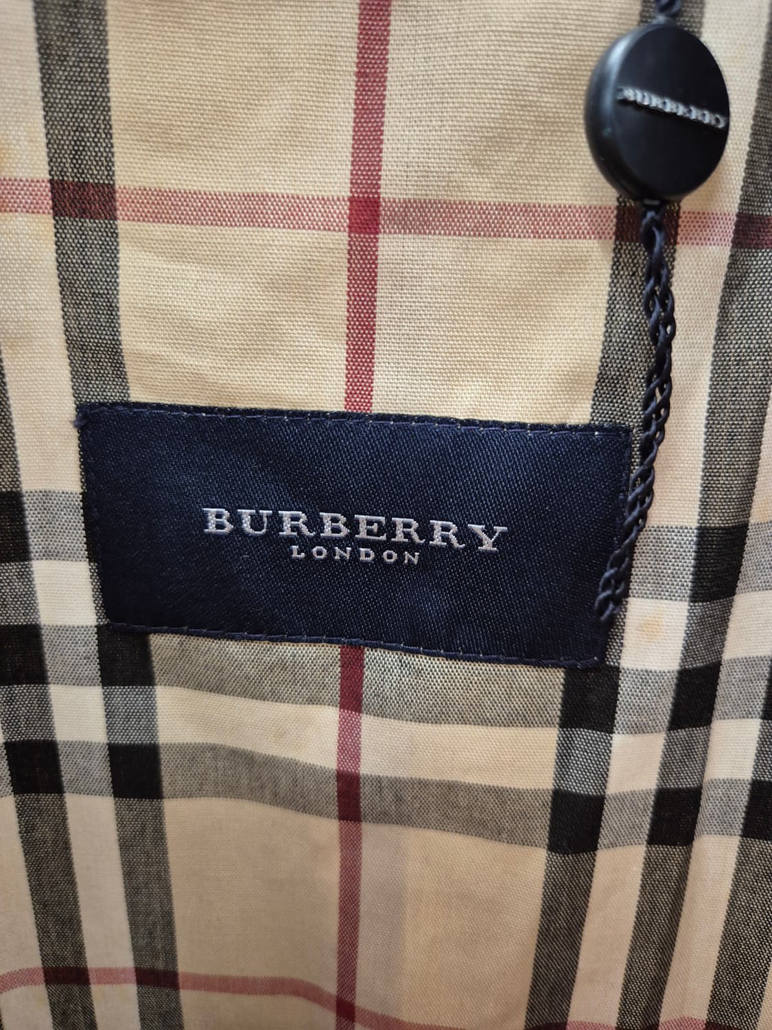 버버리 베이지 폴리에스터 코트 상품이미지5