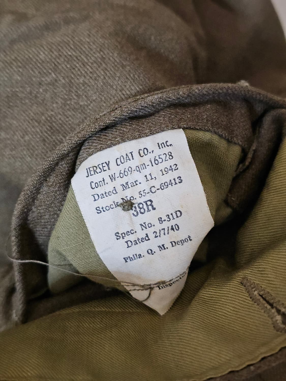 1942년 WW2 USAAF Wool Dress Jacket 상품이미지5