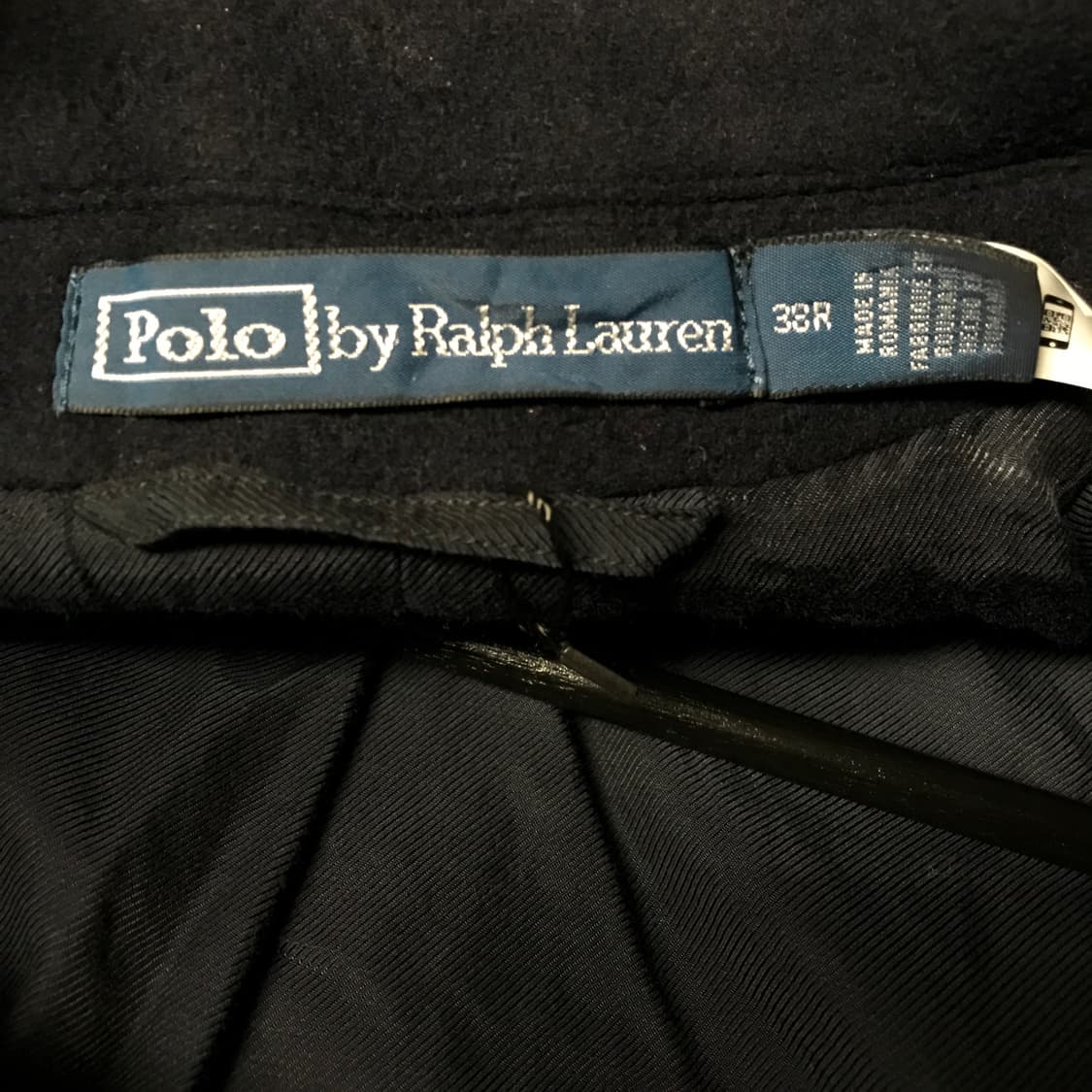 폴로 랄프로렌 롱 코트 네이비 38R 상품이미지4