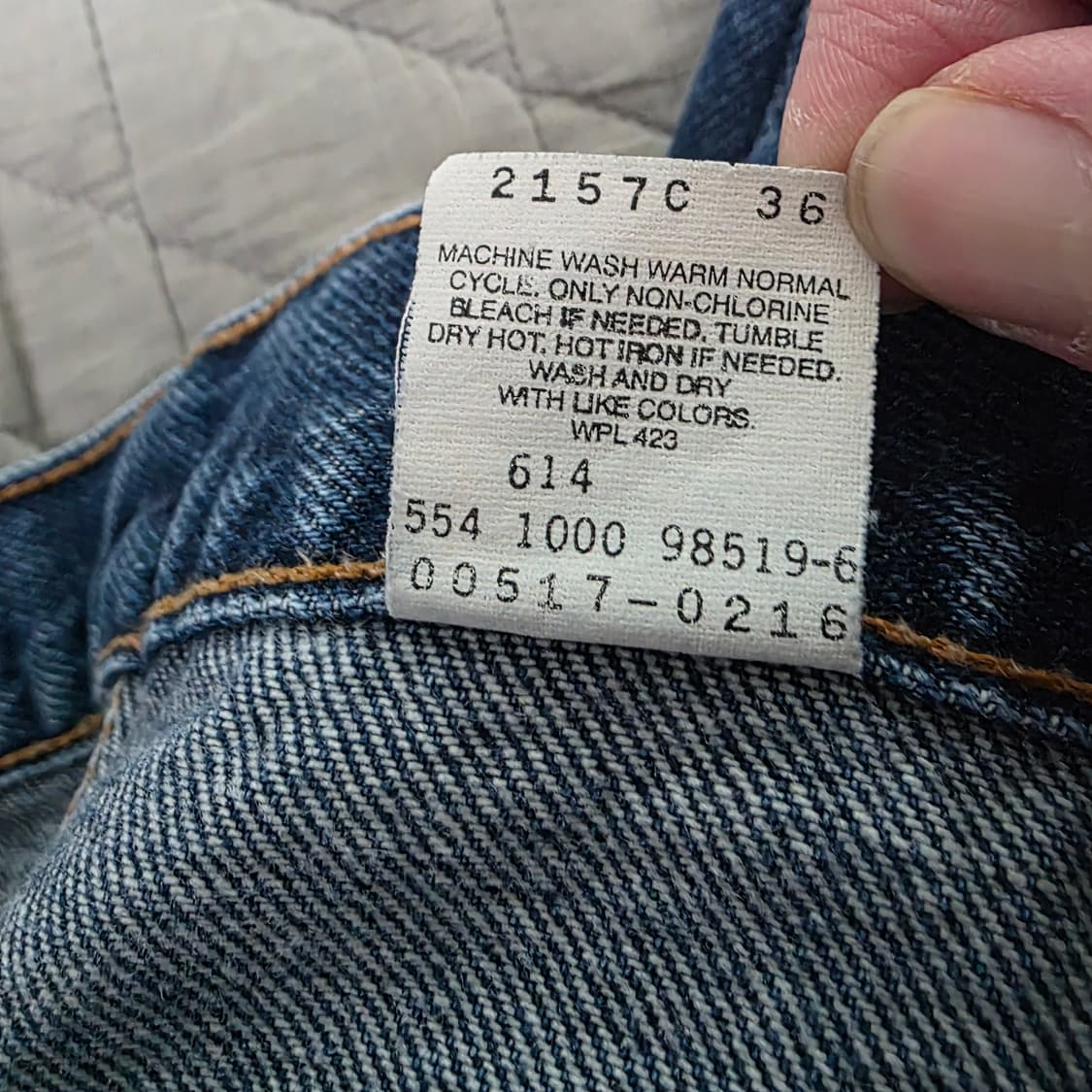 [38X32] 00s 빈티지 리바이스 517 부츠컷 데님 인디고 2 상품이미지8