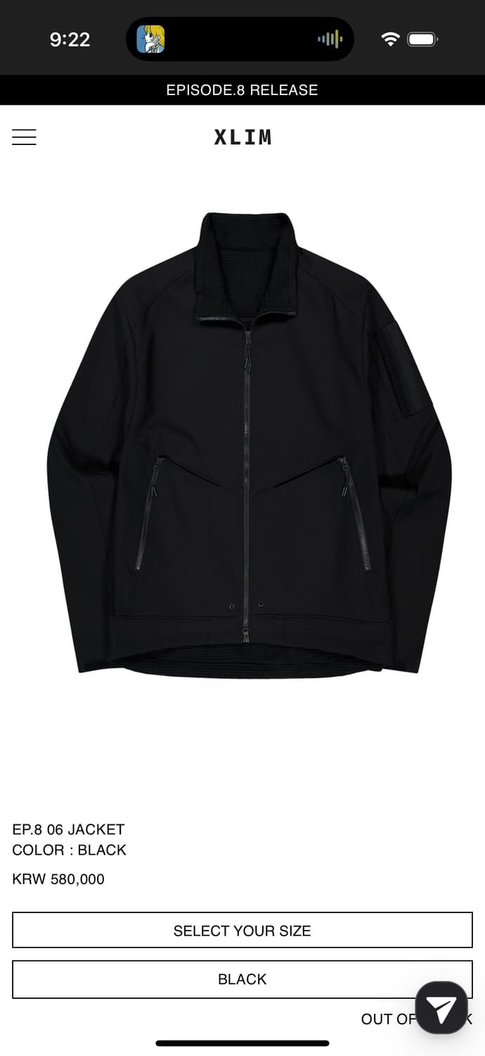 XLIM EP.8 06 JACKET 상품이미지1