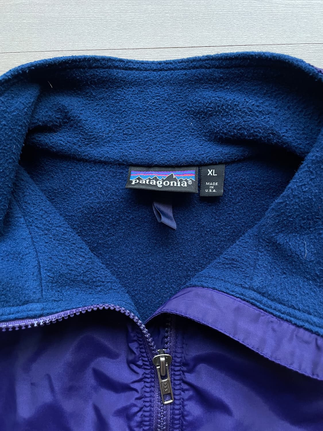 90s 파타고니아 쉘드 신칠라 봄버 자켓 퍼플 rare usa 상품이미지3