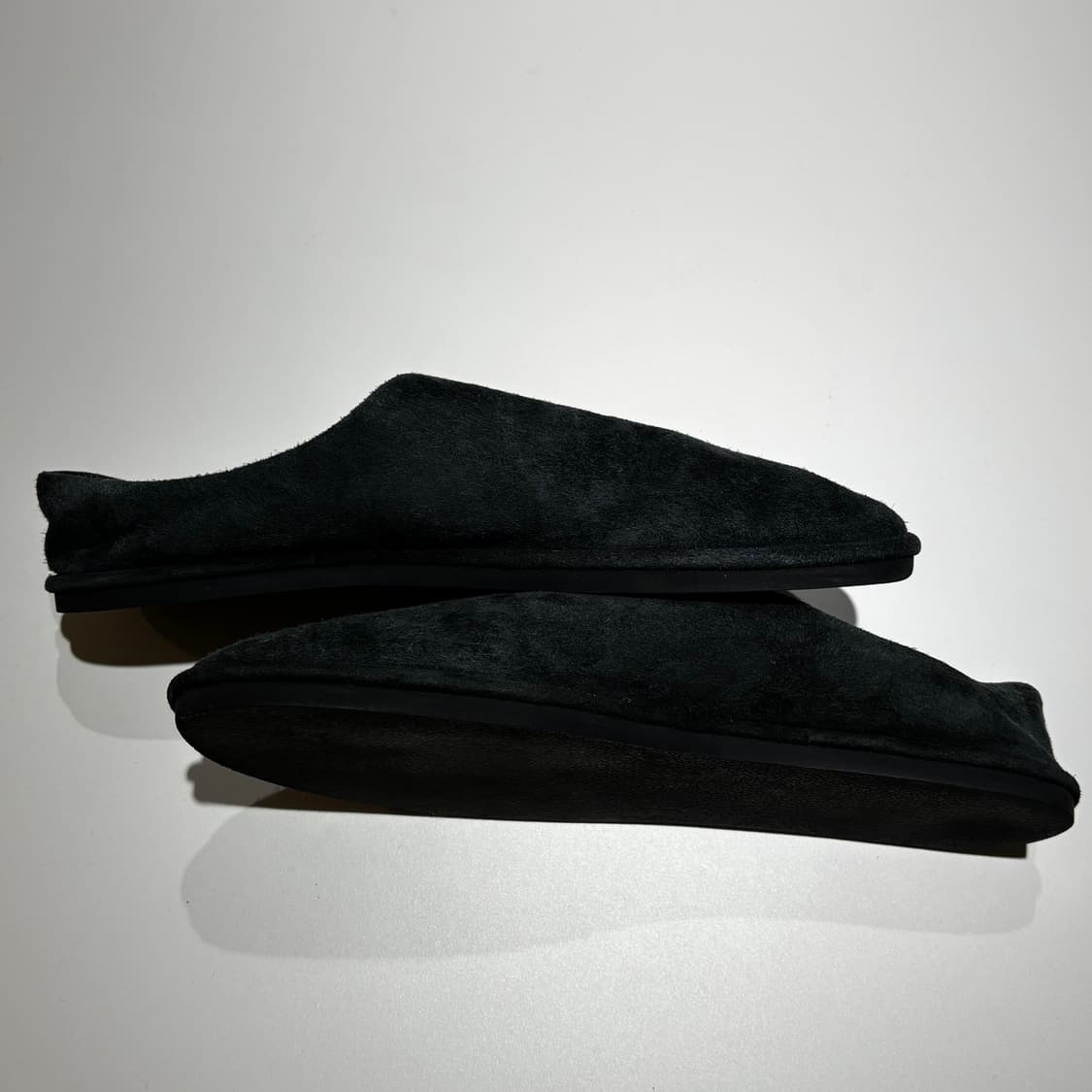 8.5) 오라리 24aw 스웨이드 슬리퍼 로퍼 블랙 상품이미지4