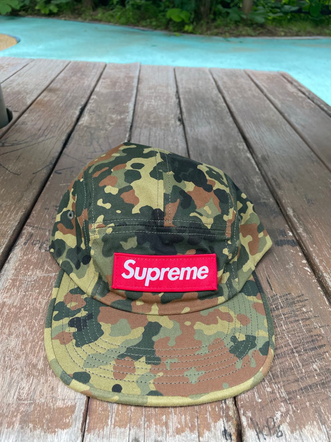 슈프림 밀리터리 카모 캠프캡 상품이미지1