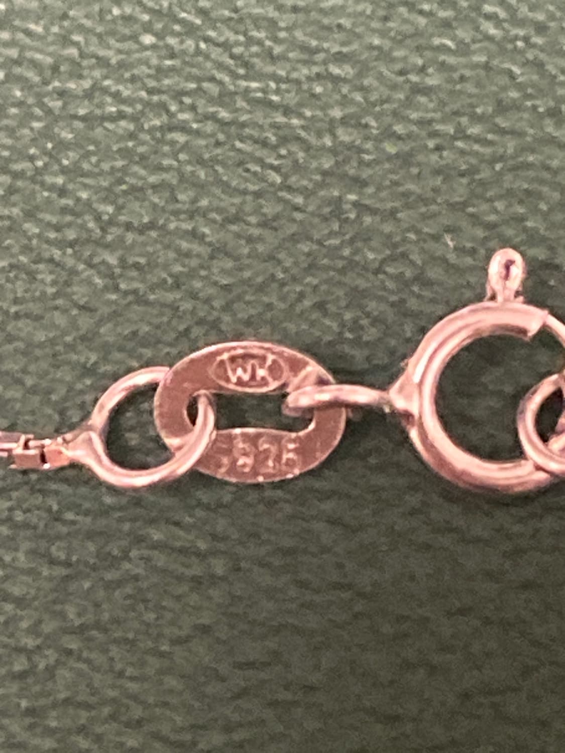 925로즈골드 큐빅 볼 목걸이 상품이미지3