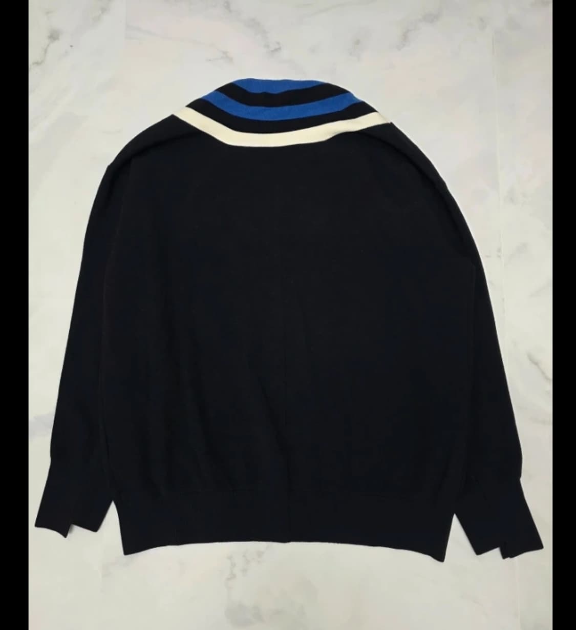 한섬 시스템 SYSTEM 브이넥 니트 티셔츠 100 FW2020 상품이미지7