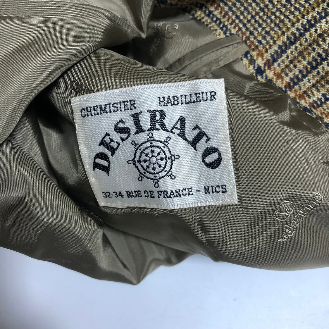 발렌티노 체크 블레이저 자켓 L 상품이미지8