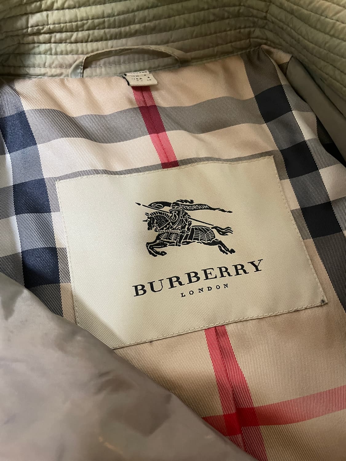 [정품] 버버리 더블 트렌치코트 55-66 상품이미지3