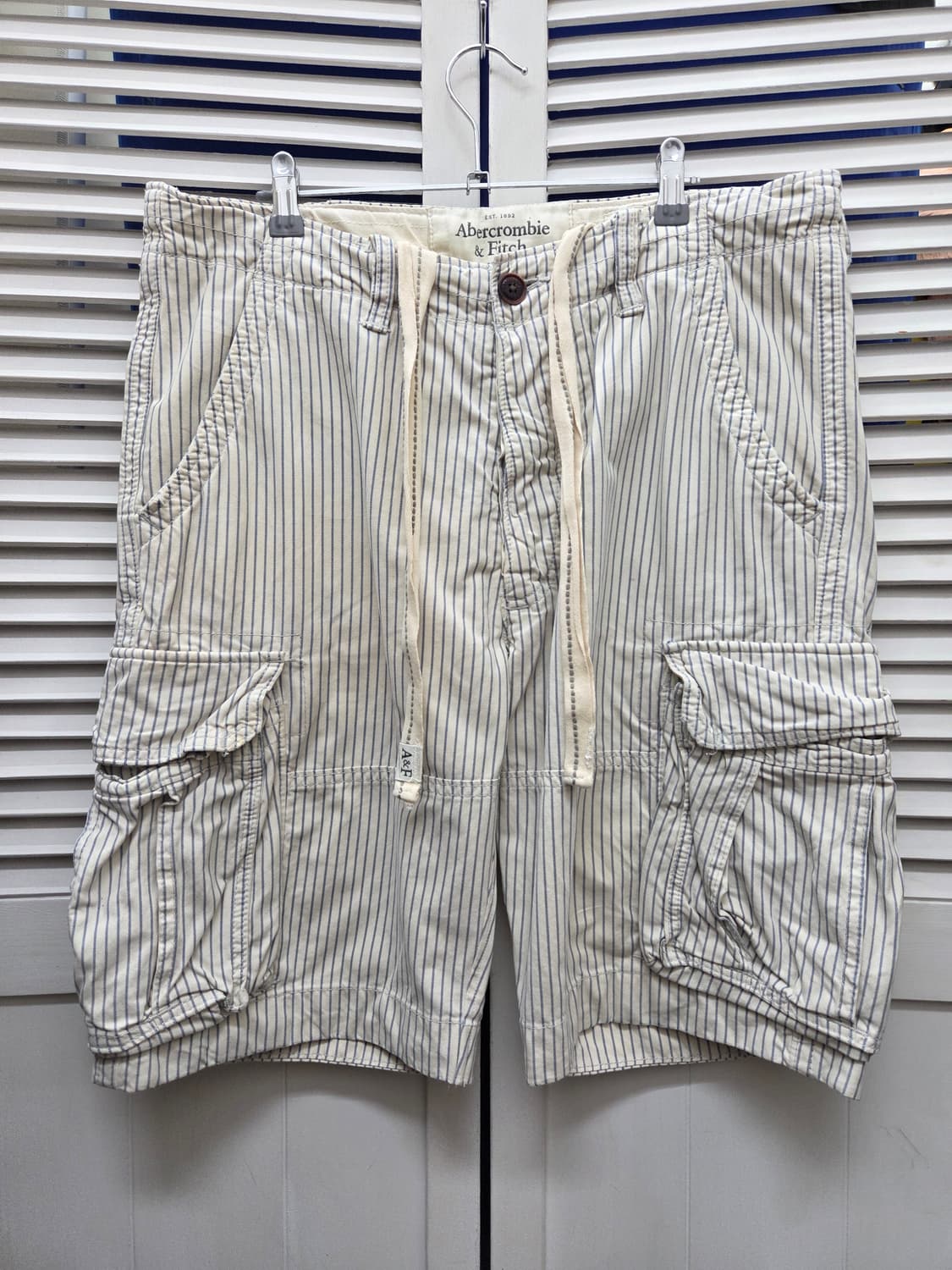 아베크롬비 스트라이프 카고 반바지 상품이미지1