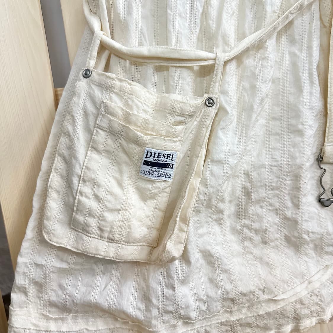 (XS) 디젤 레이스 나시 원피스 아이보리 상품이미지5