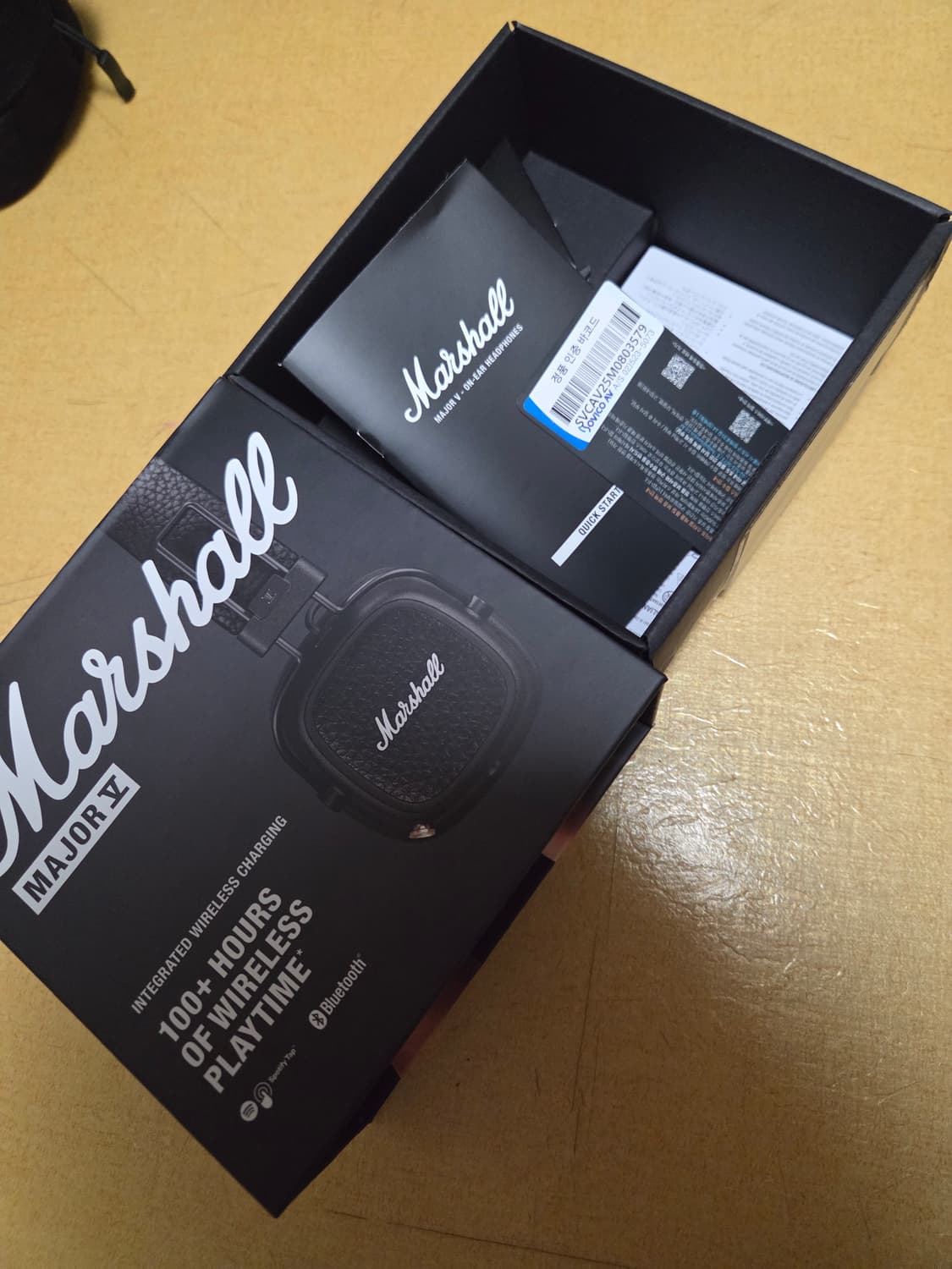 마샬 메이저5 Major V 블랙 풀박스 상품이미지2