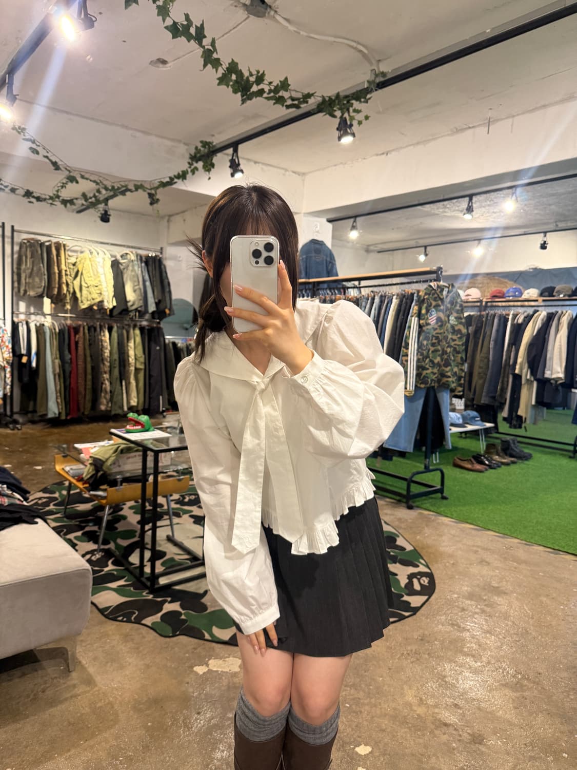 포에토 세일러 카라 블라우스 상품이미지1