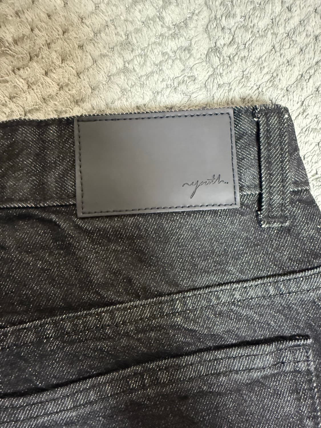 youth wide denim pants 상품이미지3