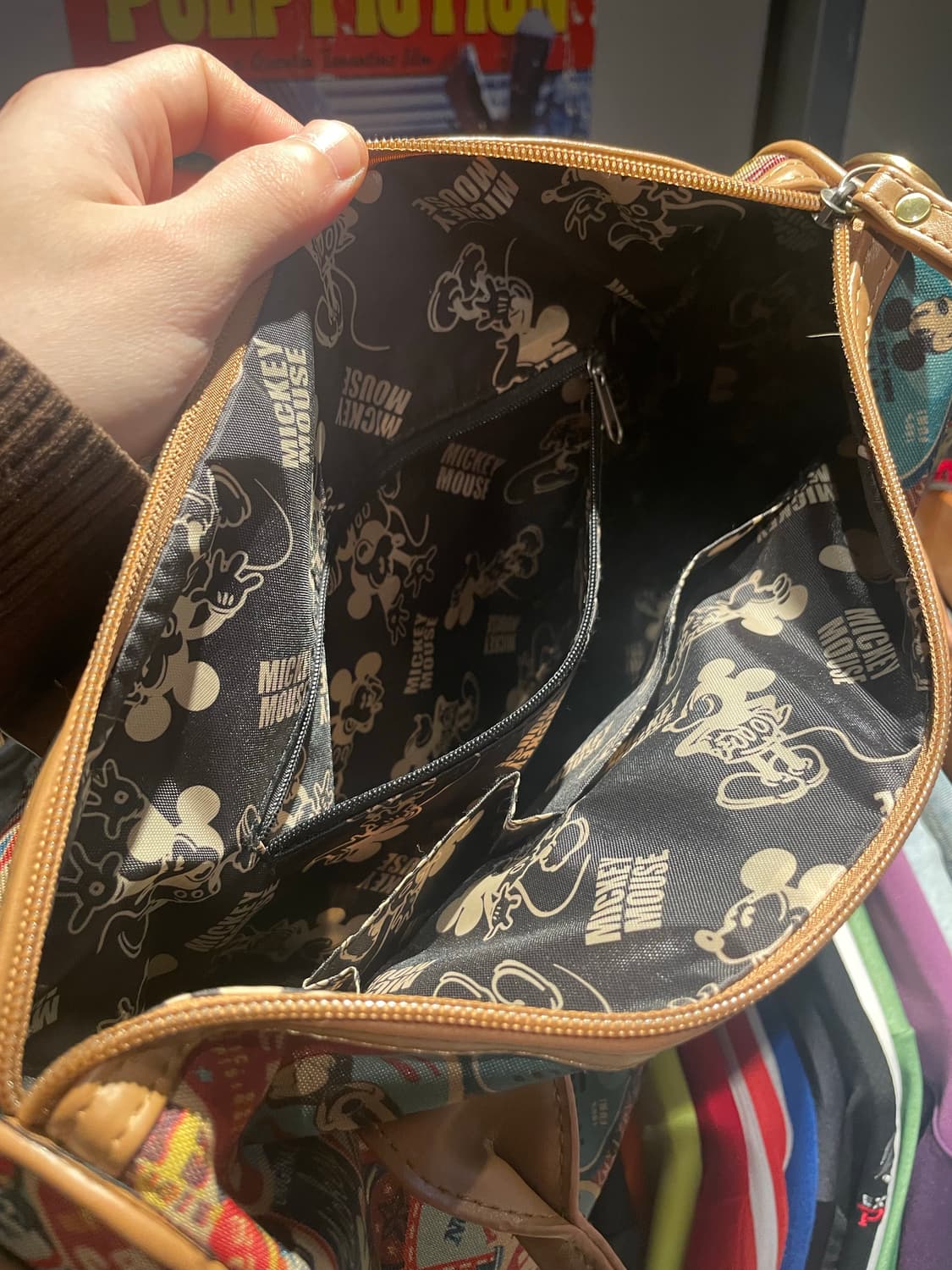 디즈니 빈티지 미키마우스 보스턴백 상품이미지4