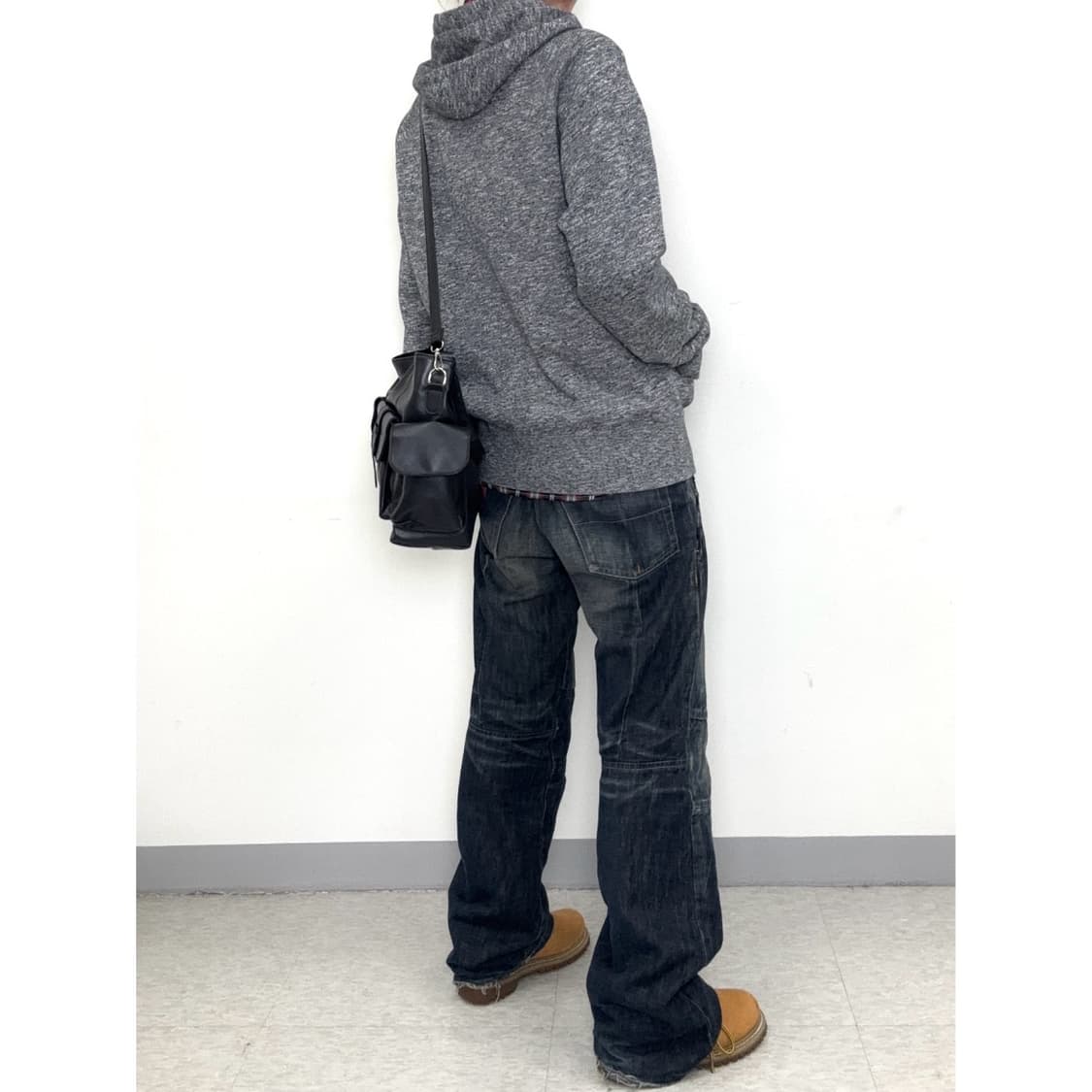 빈티지 기모 후드집업 상품이미지4