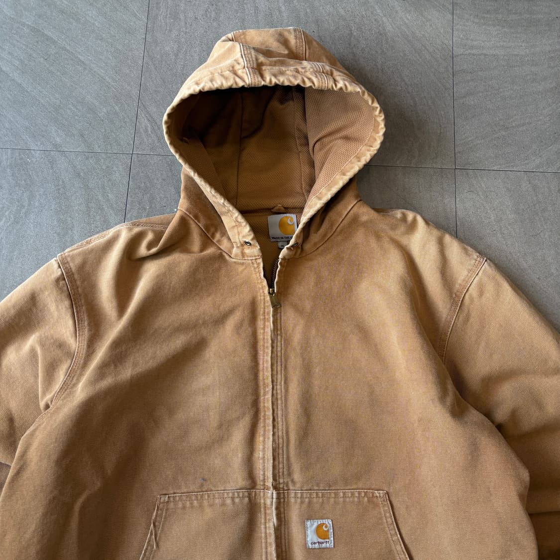 미국 생산 칼하트 j131 베이지 액티브 자켓 상품이미지3