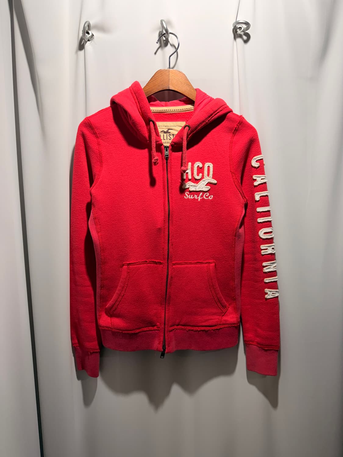 홀리스터 레드 작사 후드집업 + 에볼루션 흑청 힙합 팬츠 세트 상품이미지4