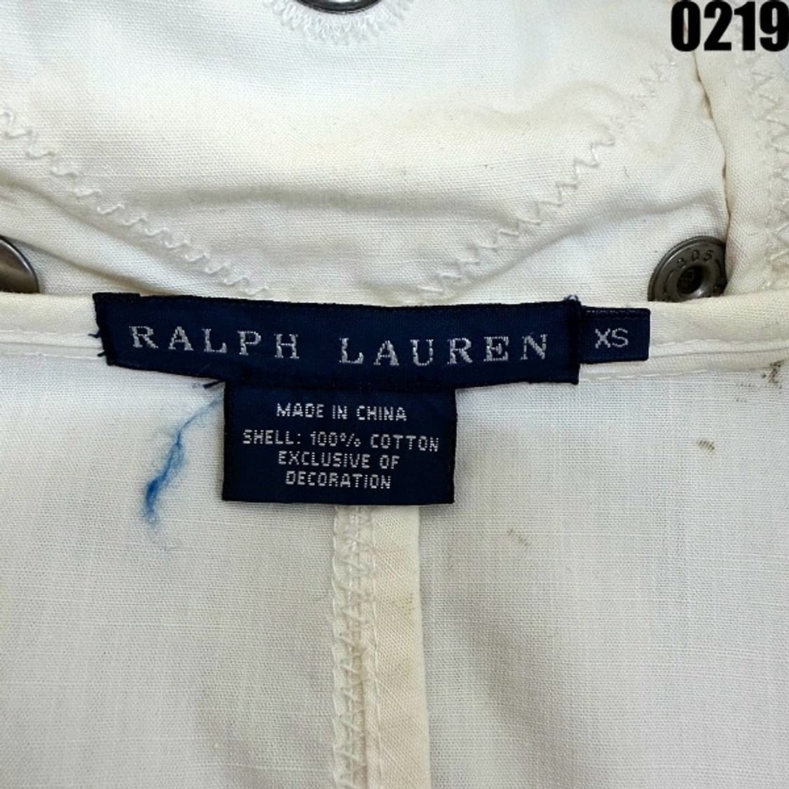 폴로 랄프로렌 정품 코튼 후드 야상 자켓 XS 0219  상품이미지6