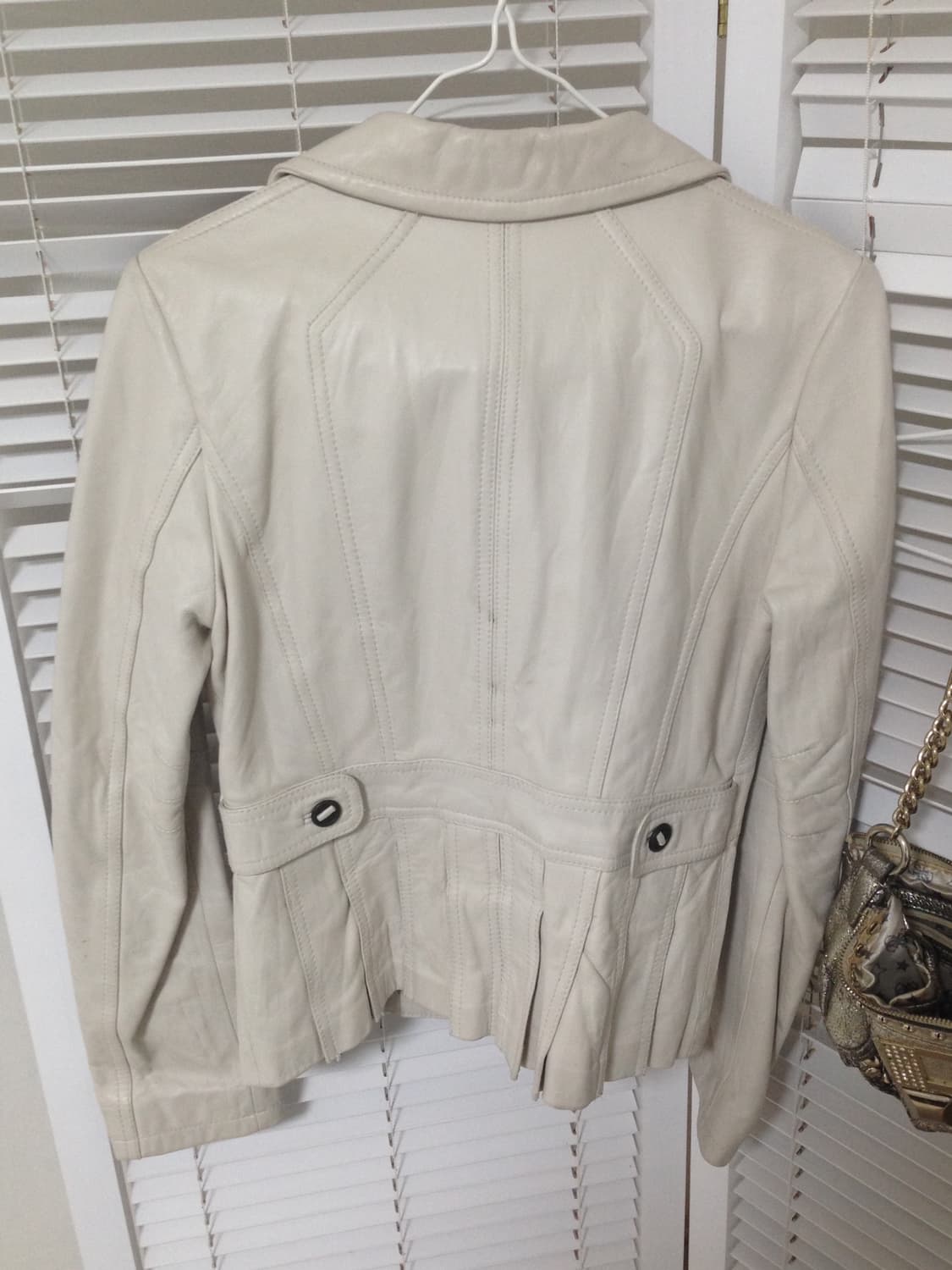 핀턱 코르셋 레더 자켓 shop502 파우닝  상품이미지4