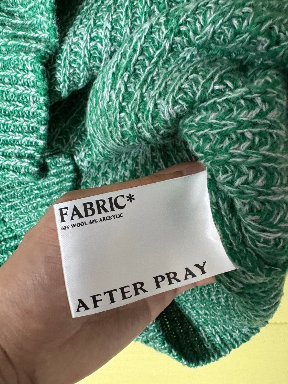 애프터프레이 니트 m 상품이미지3