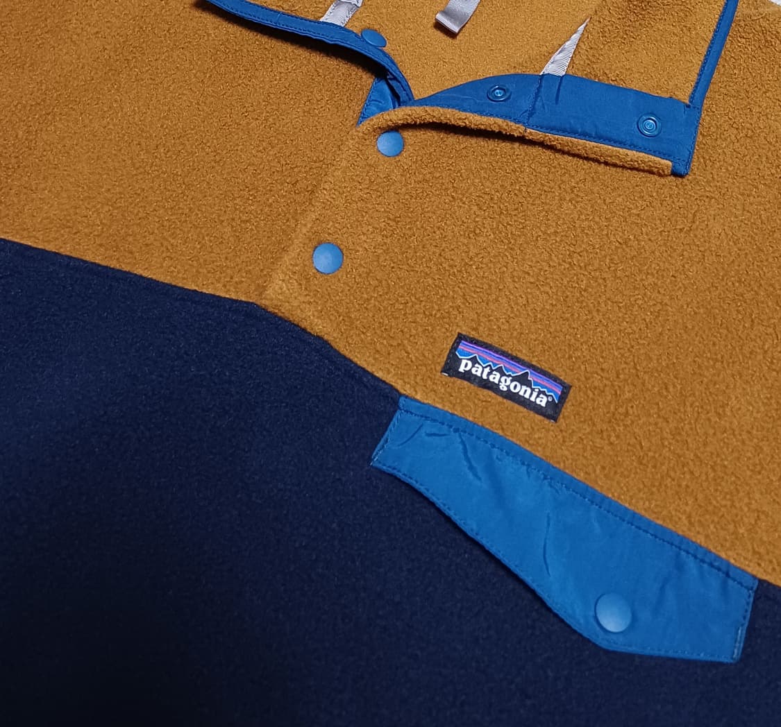 [S] 파타고니아 신칠라 스냅티 네이비 블루 / 베어 브라운 상품이미지5