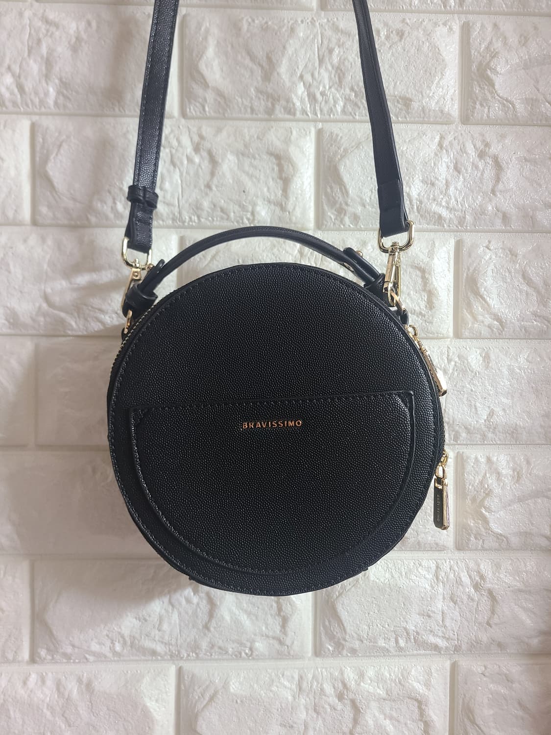 브라비시모 원형 크로스백 상품이미지1