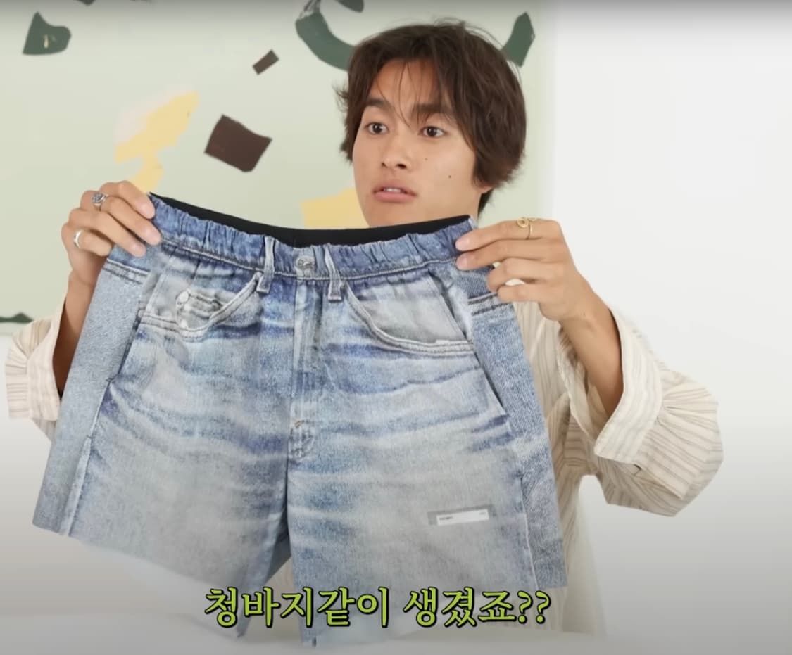 새티스파이 satisfy 디지털 데님 쇼츠 L 상품이미지1