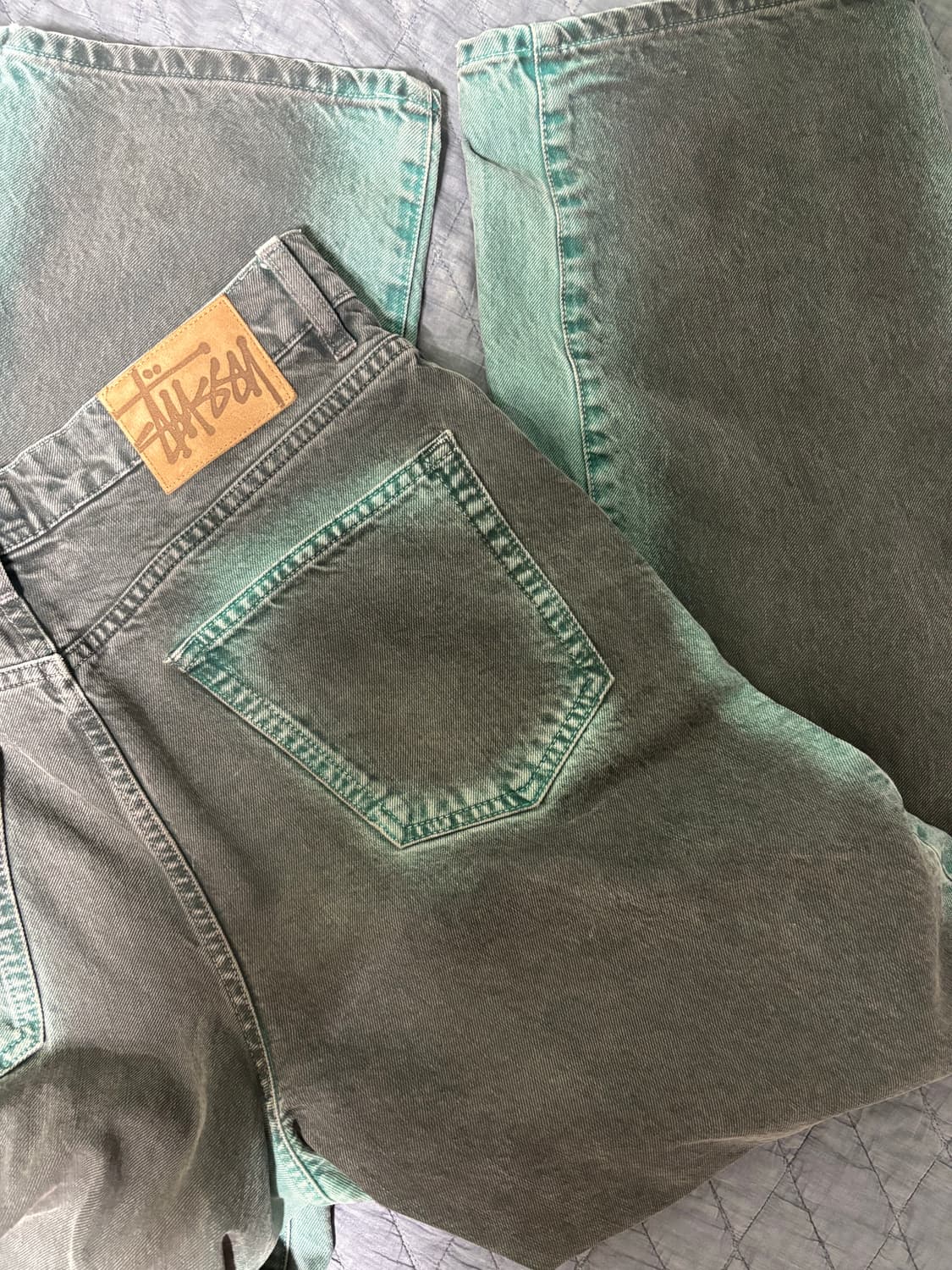 [30]스투시 spray dye Big OL’ 데님진 상품이미지1