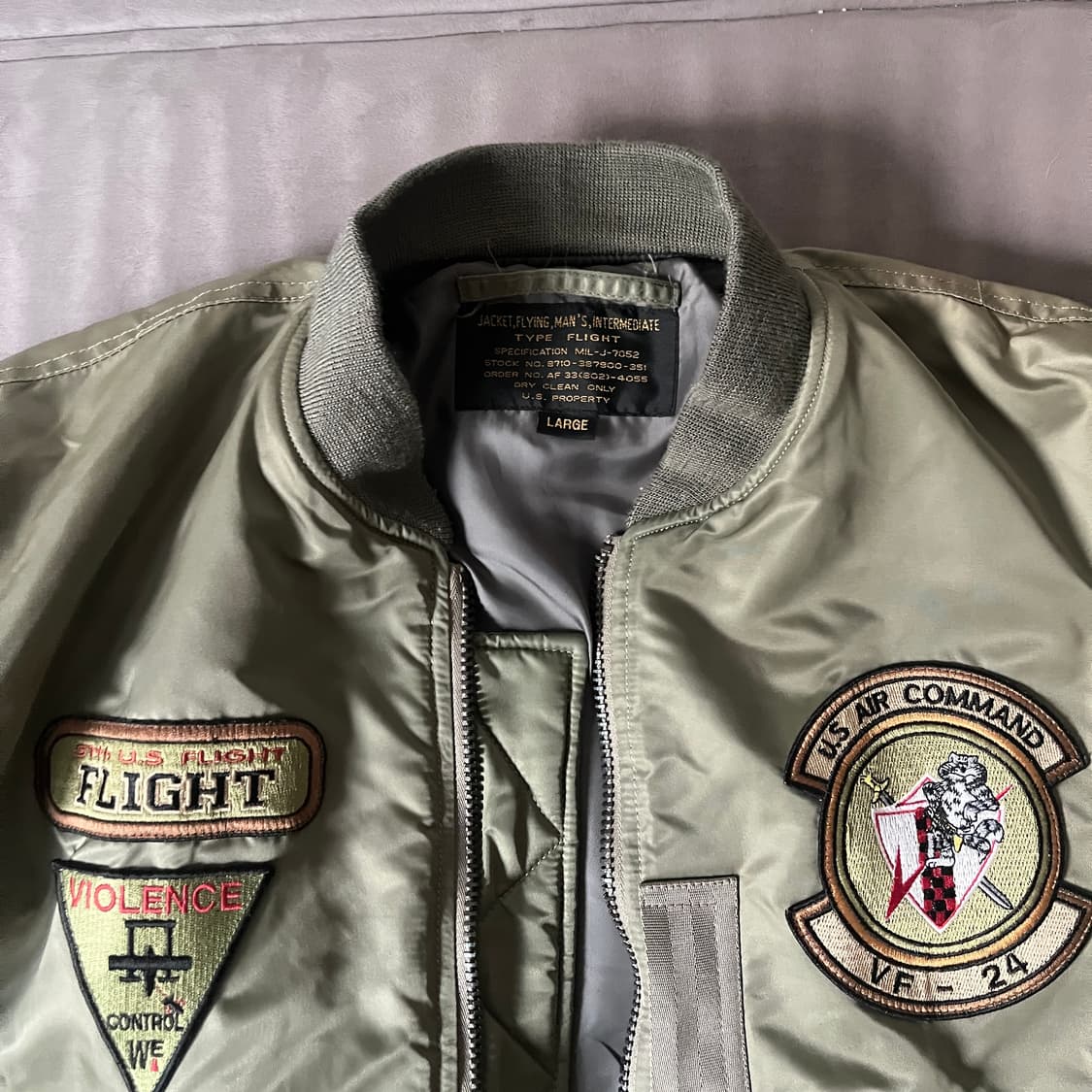 Camo land co. Military Flight 자켓 Ma-1 상품이미지4