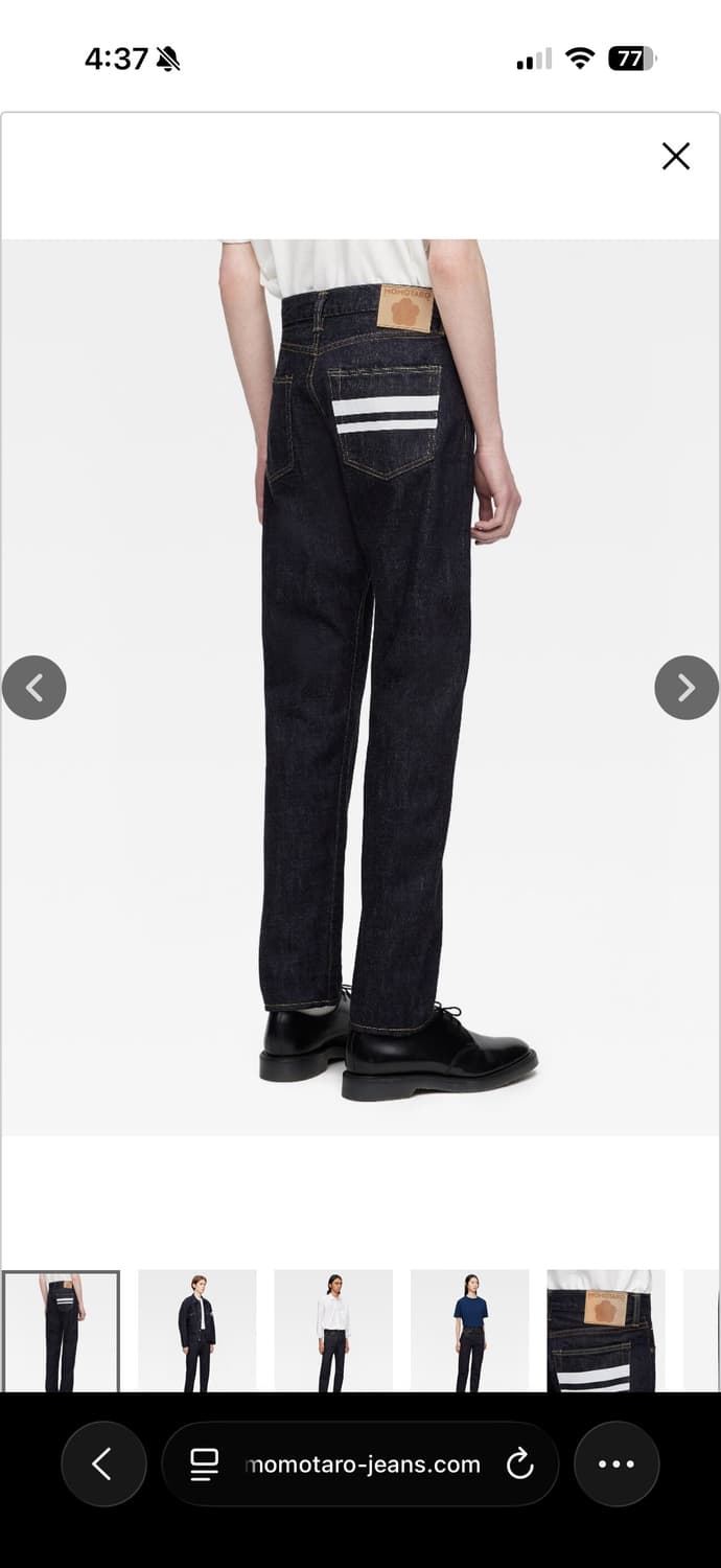 모모타로 클래식 테이퍼드 29 새상품 팝니다 상품이미지1