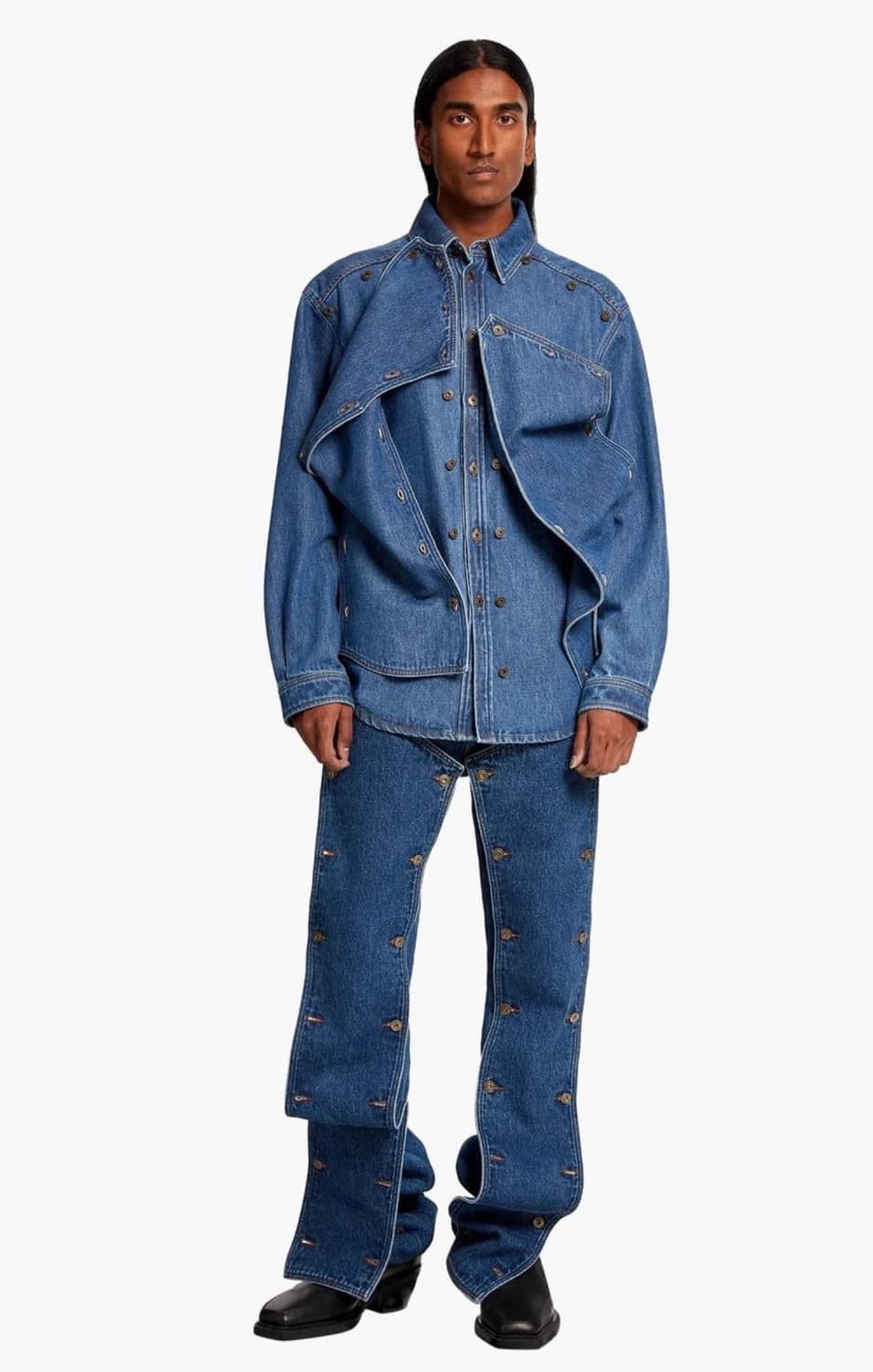 Y/Project Classic Button Panel Denim 상품이미지2