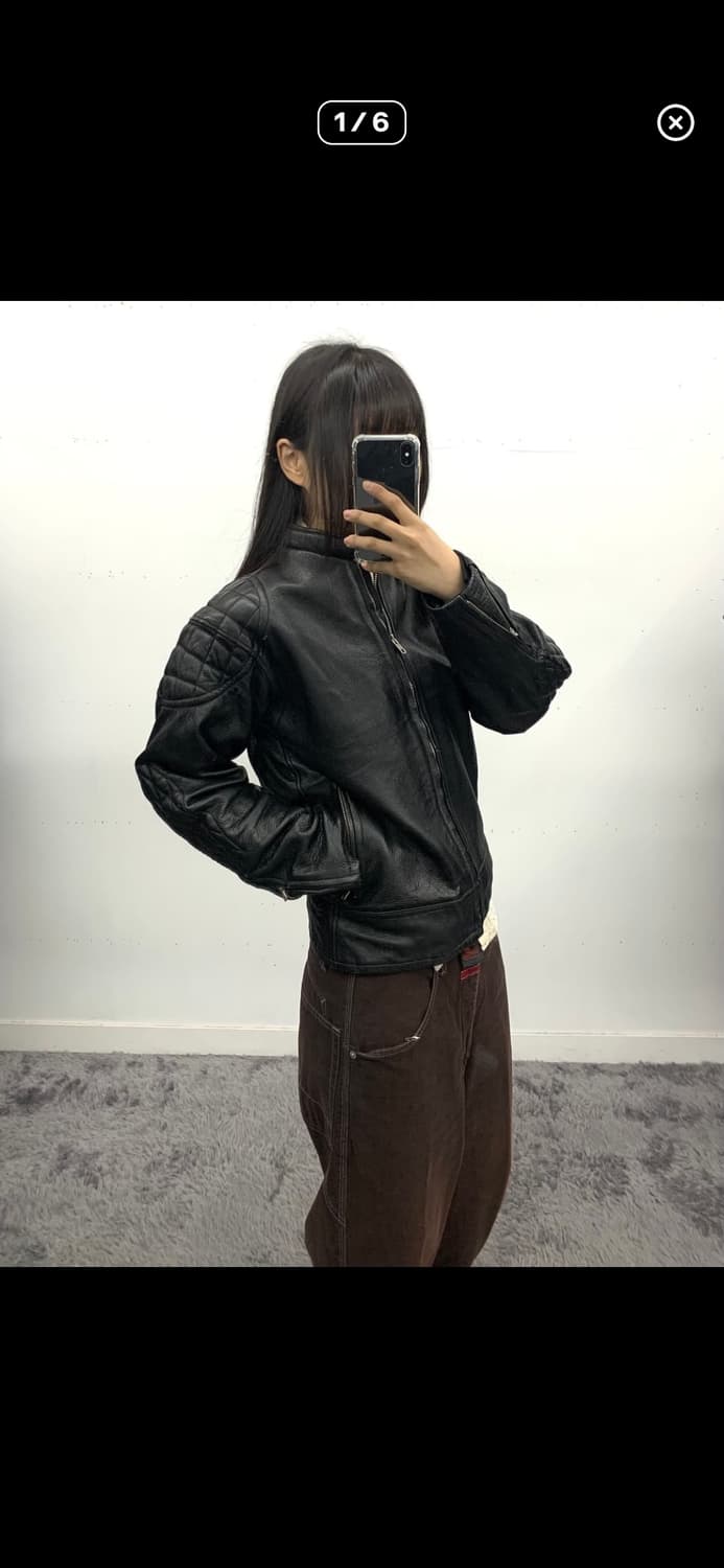 genuite leahter 라이더자켓 레더자켓 상품이미지1