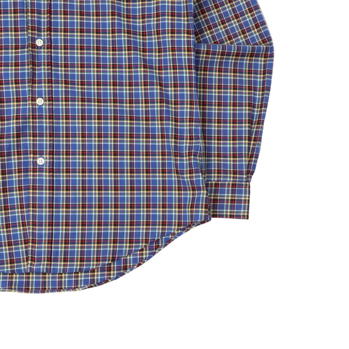 폴로 랄프로렌 블루 멀티 체크 커스텀핏 셔츠 상품이미지4