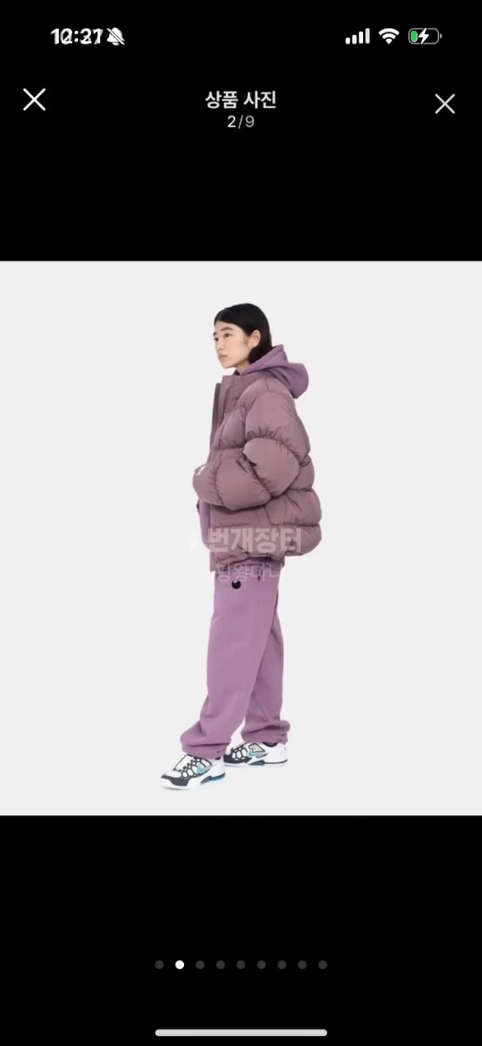 (실사O) 스투시 립스탑 다운 퍼퍼 패딩 사이즈xs 상품이미지2