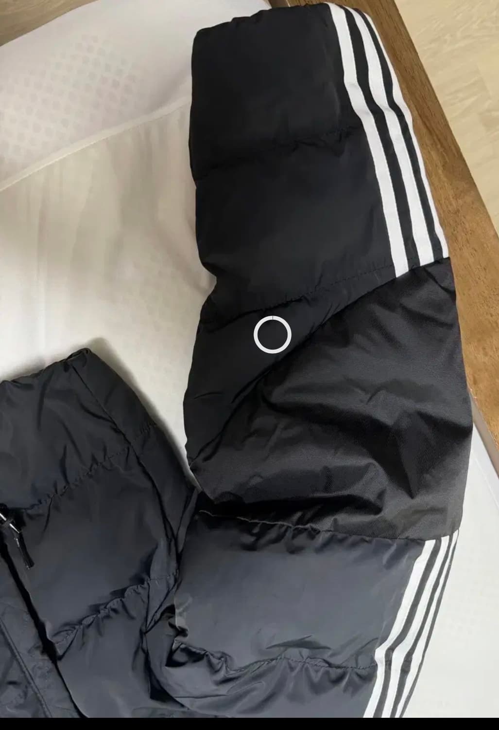 아디다스 여성용 숏 패딩 블랙 상품이미지7