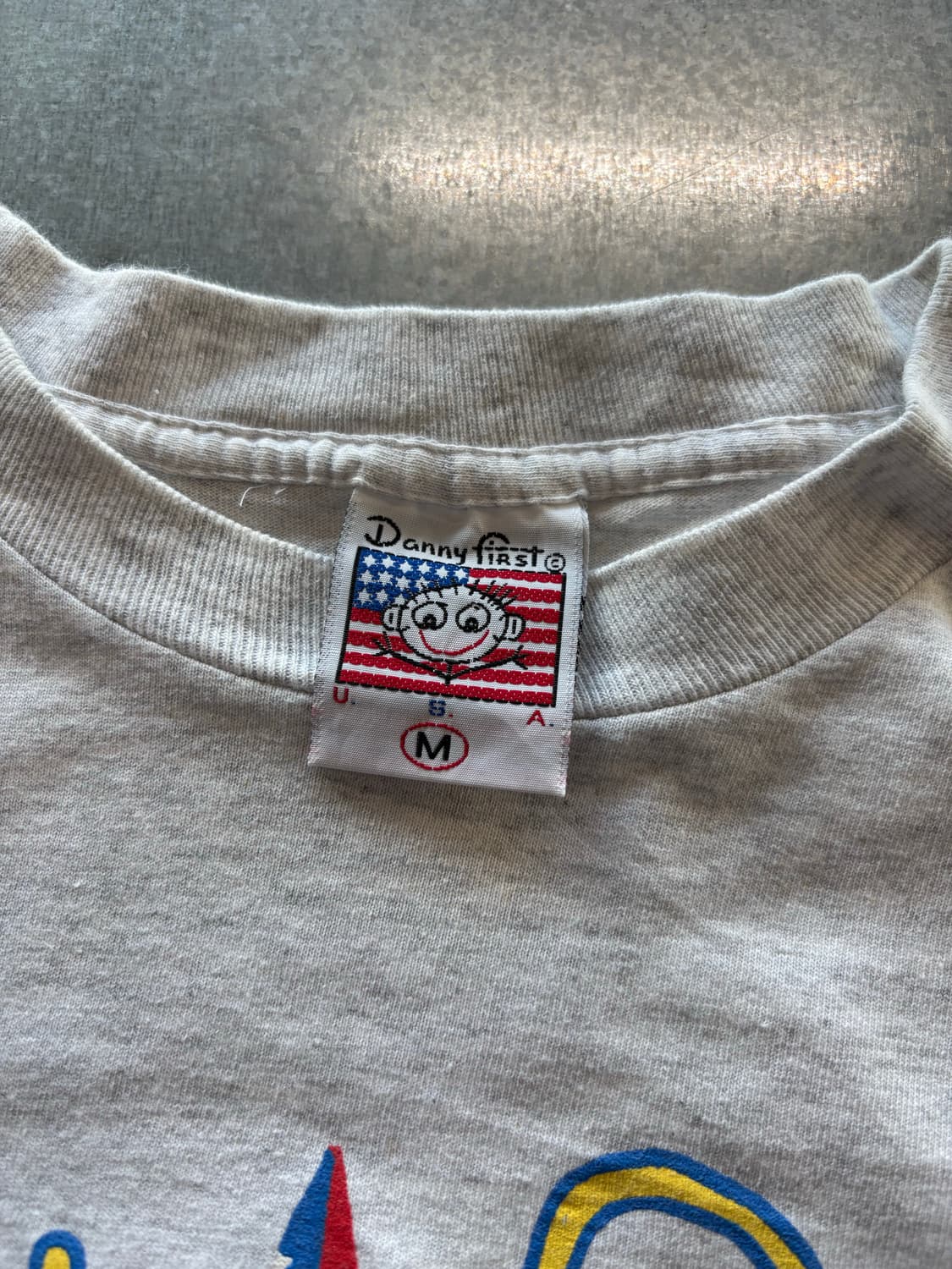USA Danny first 백멜란지 티셔츠 상품이미지3