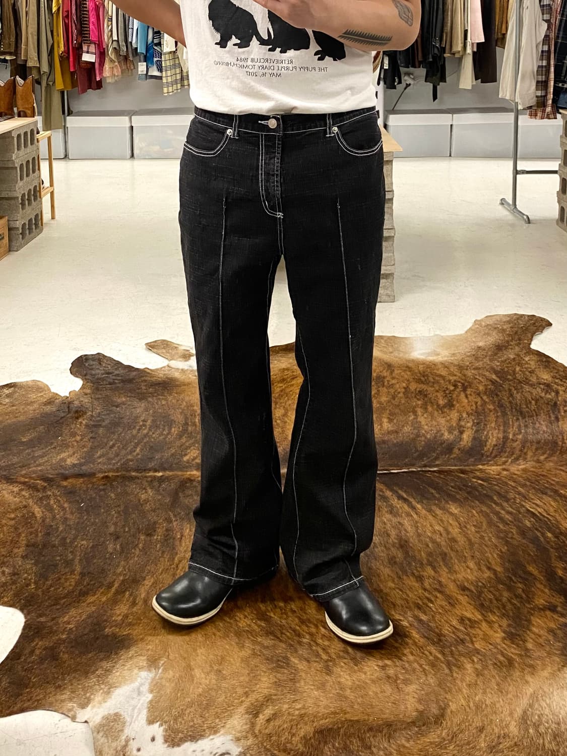 VTG boots-cut denim 일본 빈티지 부츠컷 데님팬츠 상품이미지1