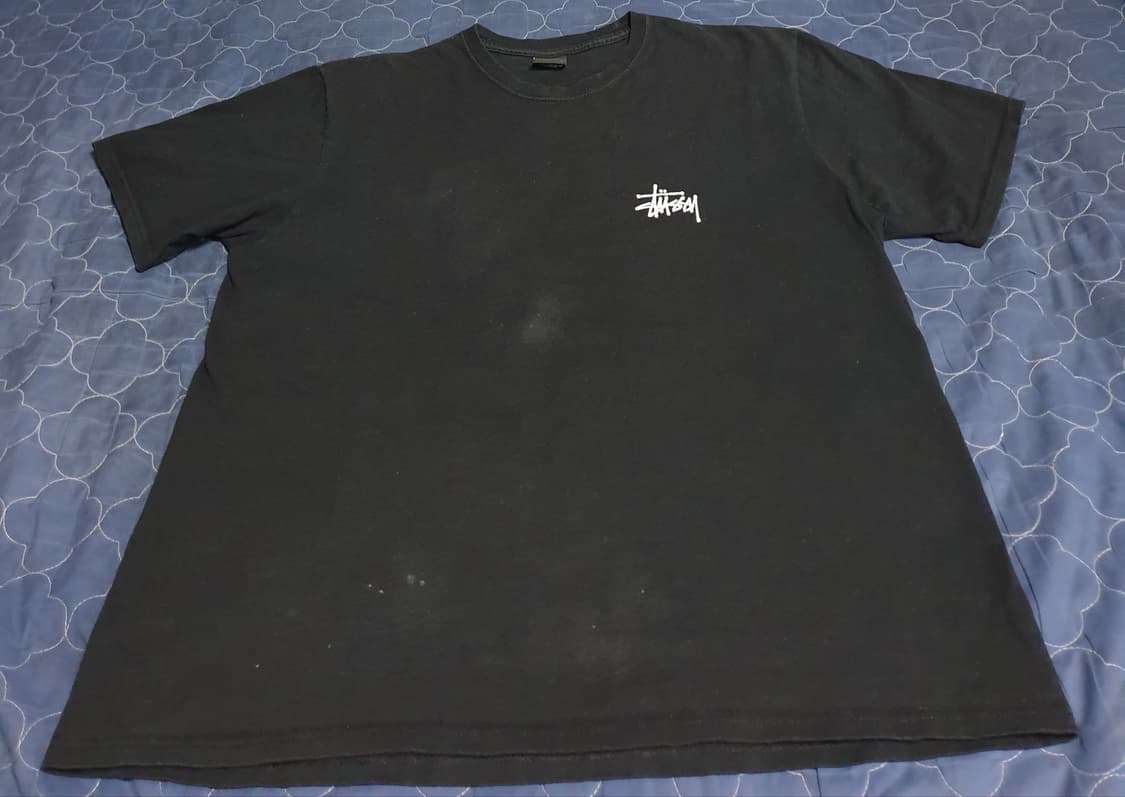 (온두라스) 스투시 베이직 반팔티 블랙 (L) 상품이미지1