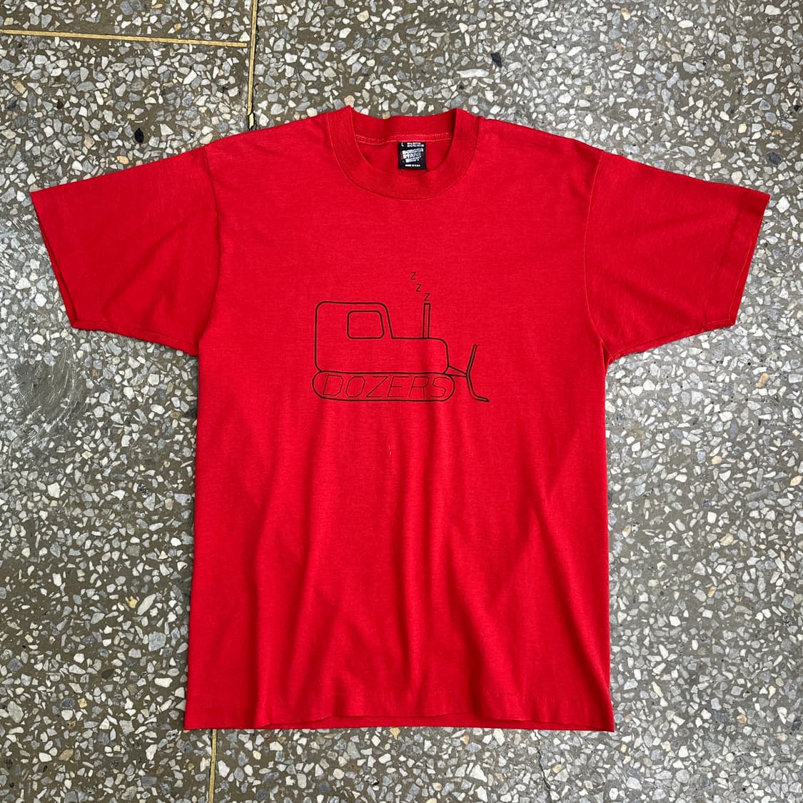 90s USA 불도저 빈티지 싱글스티치 티셔츠 L 상품이미지2