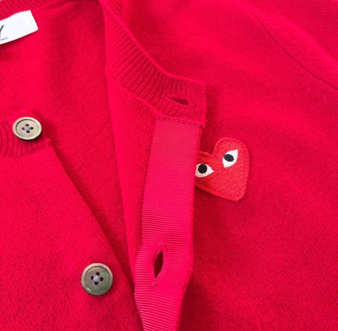 꼼데가르송 울100가디건 25/26 원터시즌 리미티드한정판 상품이미지3