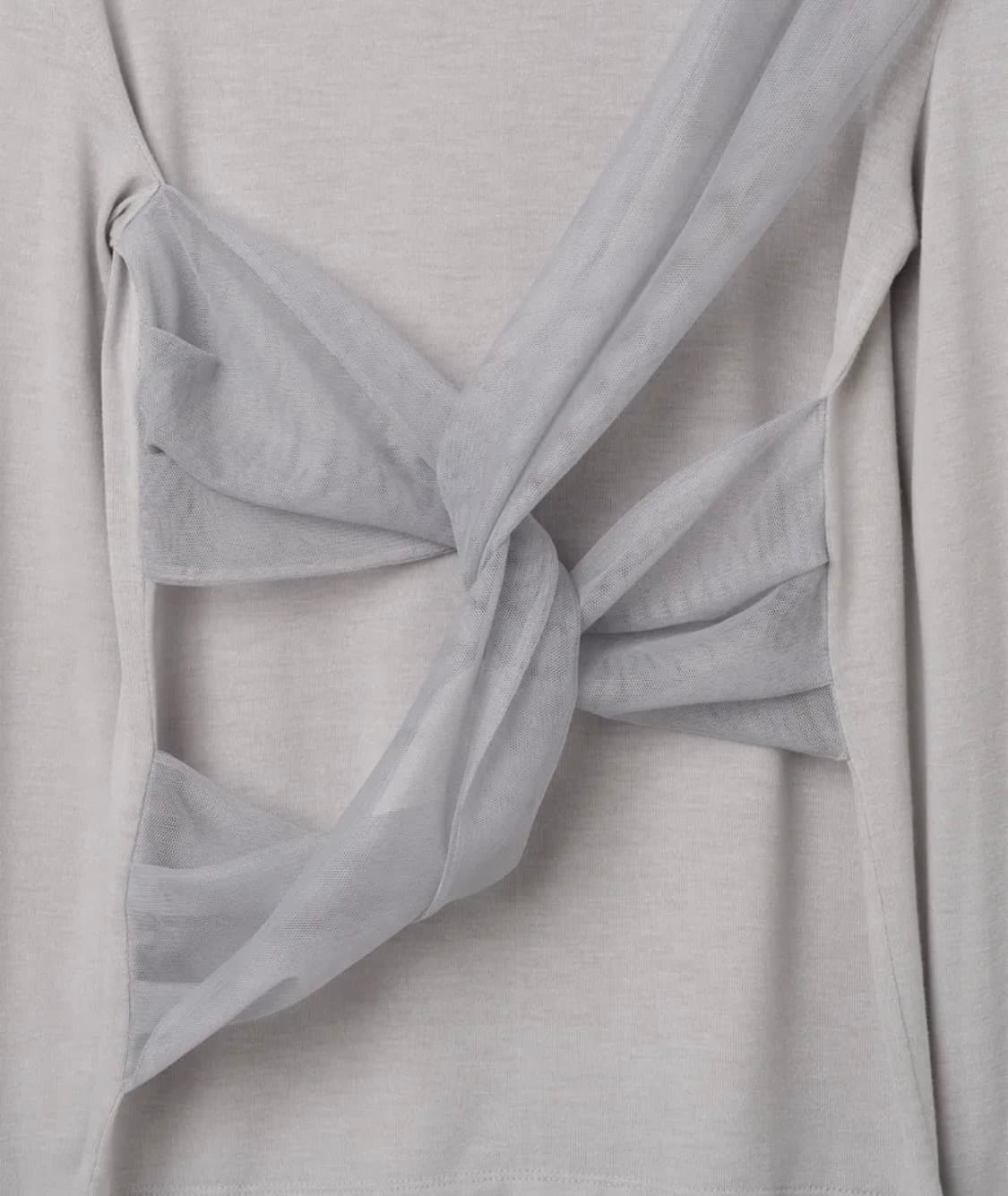 밀로우먼 메쉬 트위스트 티셔츠 상품이미지3