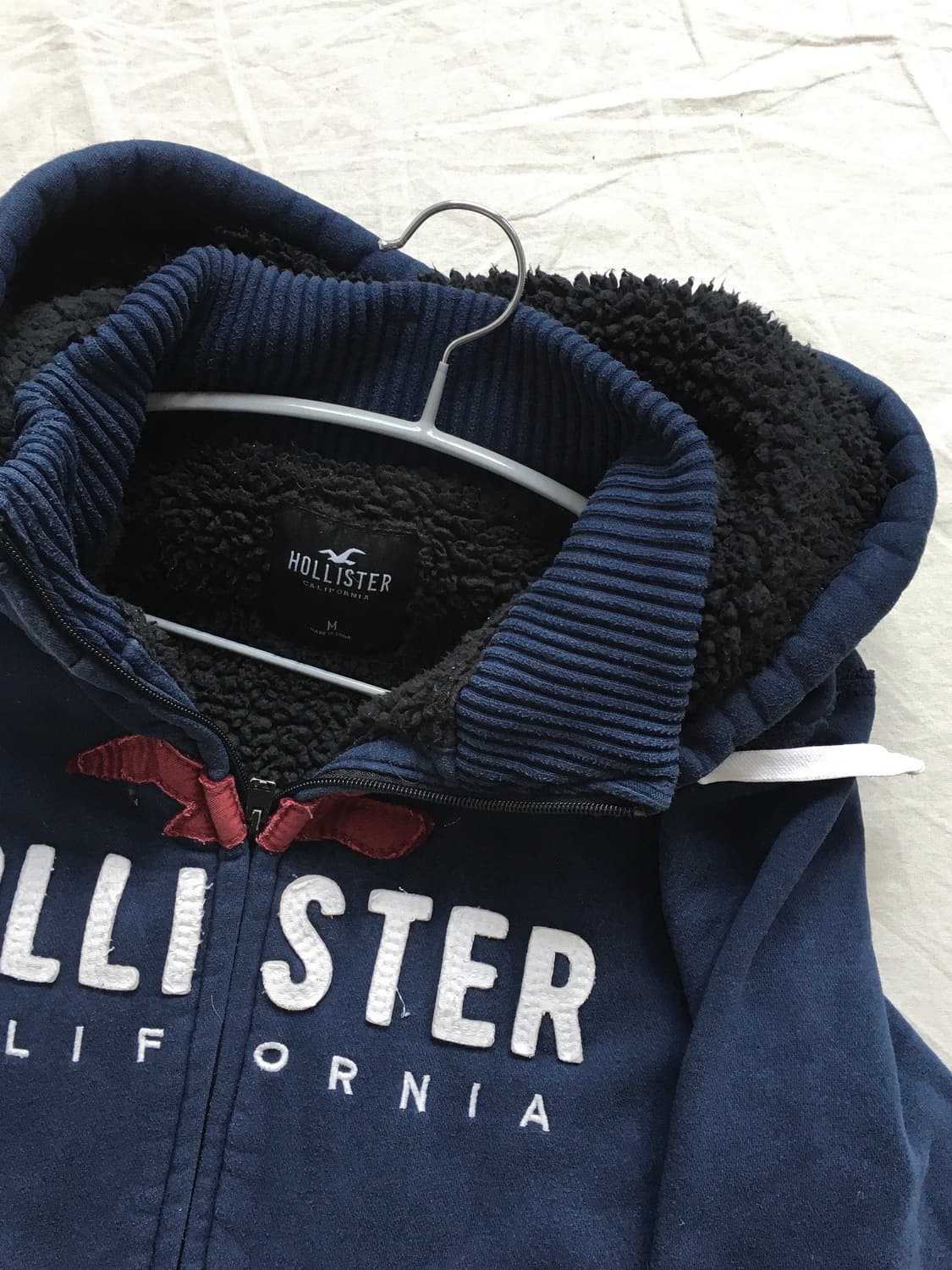 홀리스터 로고 후드집업 상품이미지4