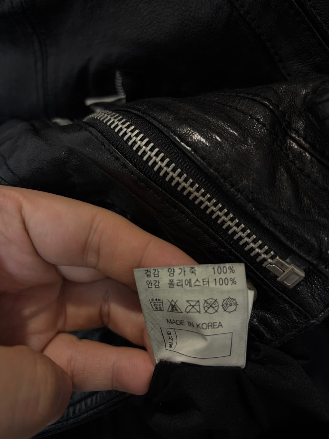 (100) 이탈리아 램스킨 락시크 양가죽 자켓 상품이미지9