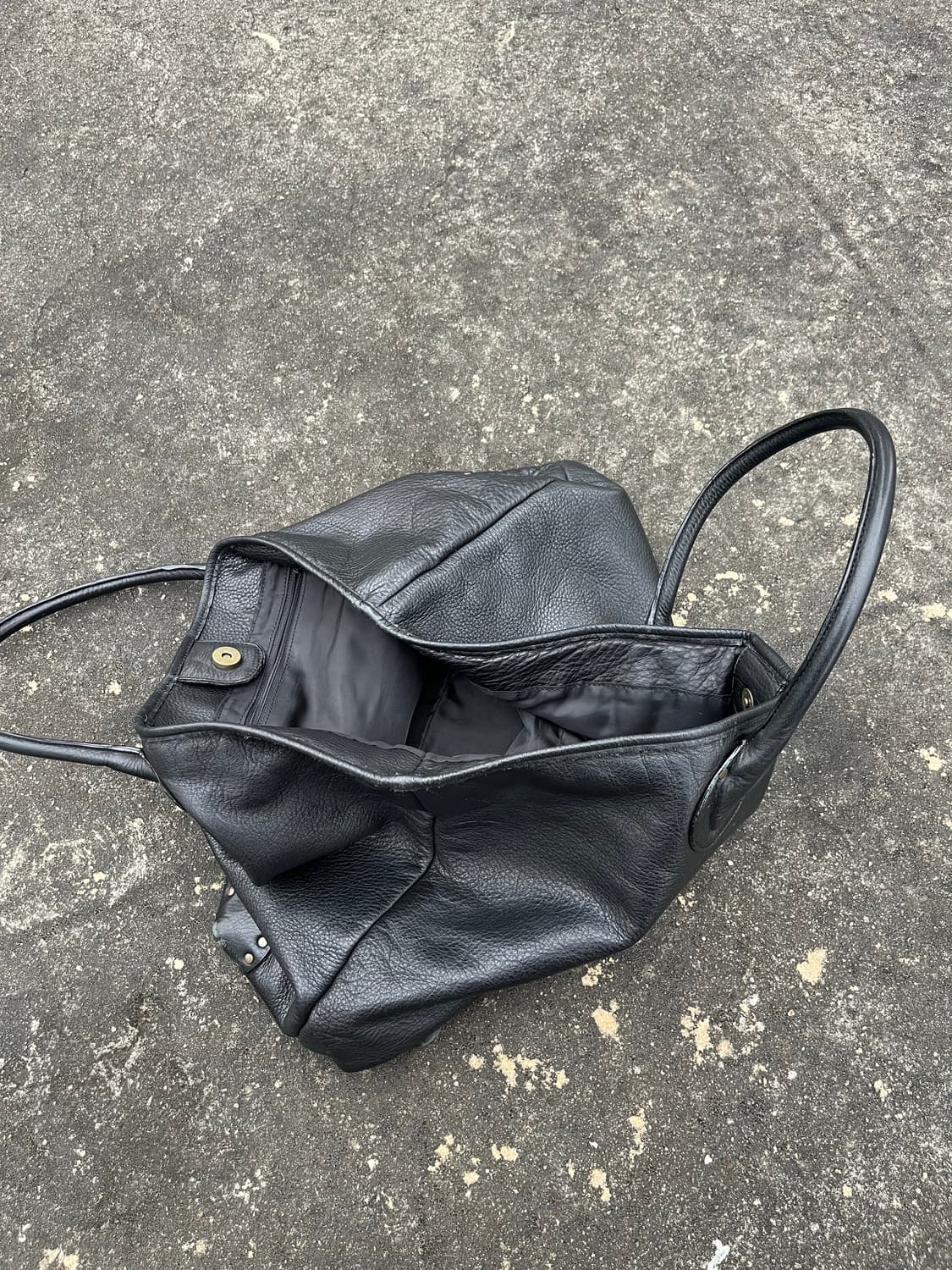 Vintage 리얼레더 스터드 토트백 상품이미지8