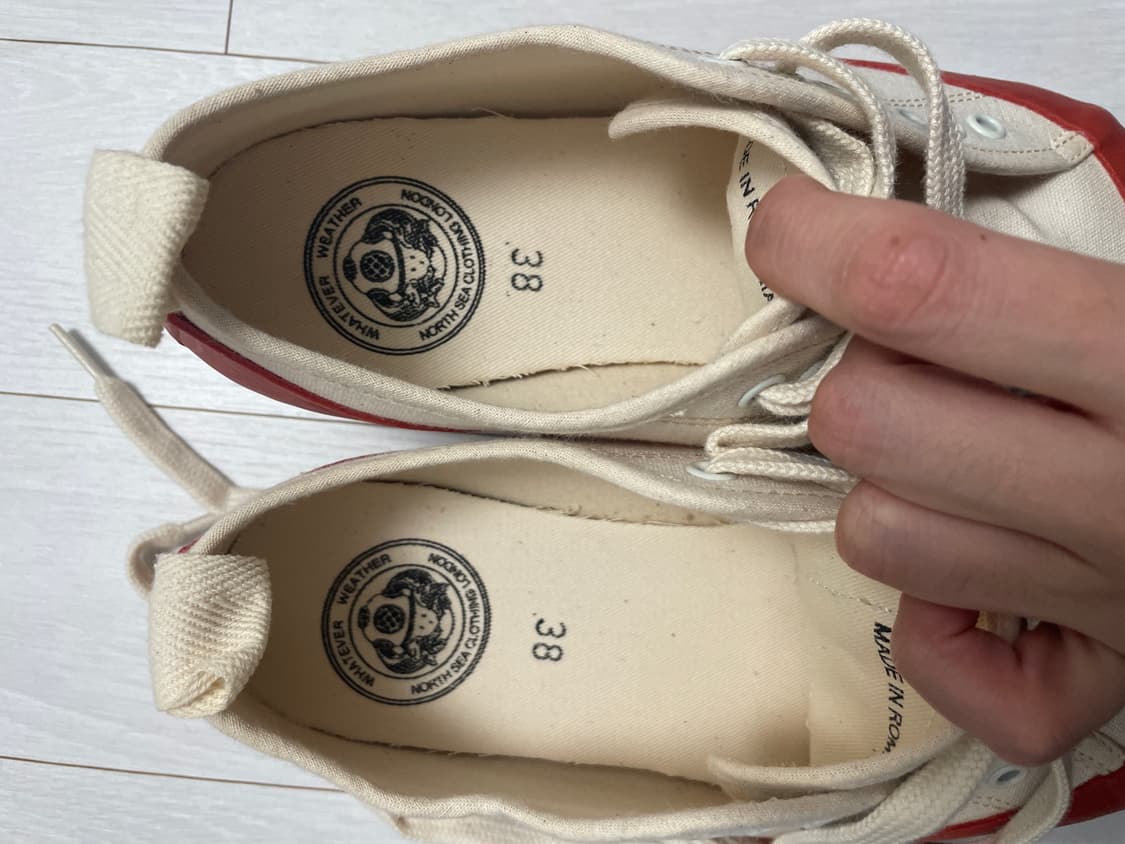 노스씨클로딩 스니커즈 38사이즈 상품이미지5