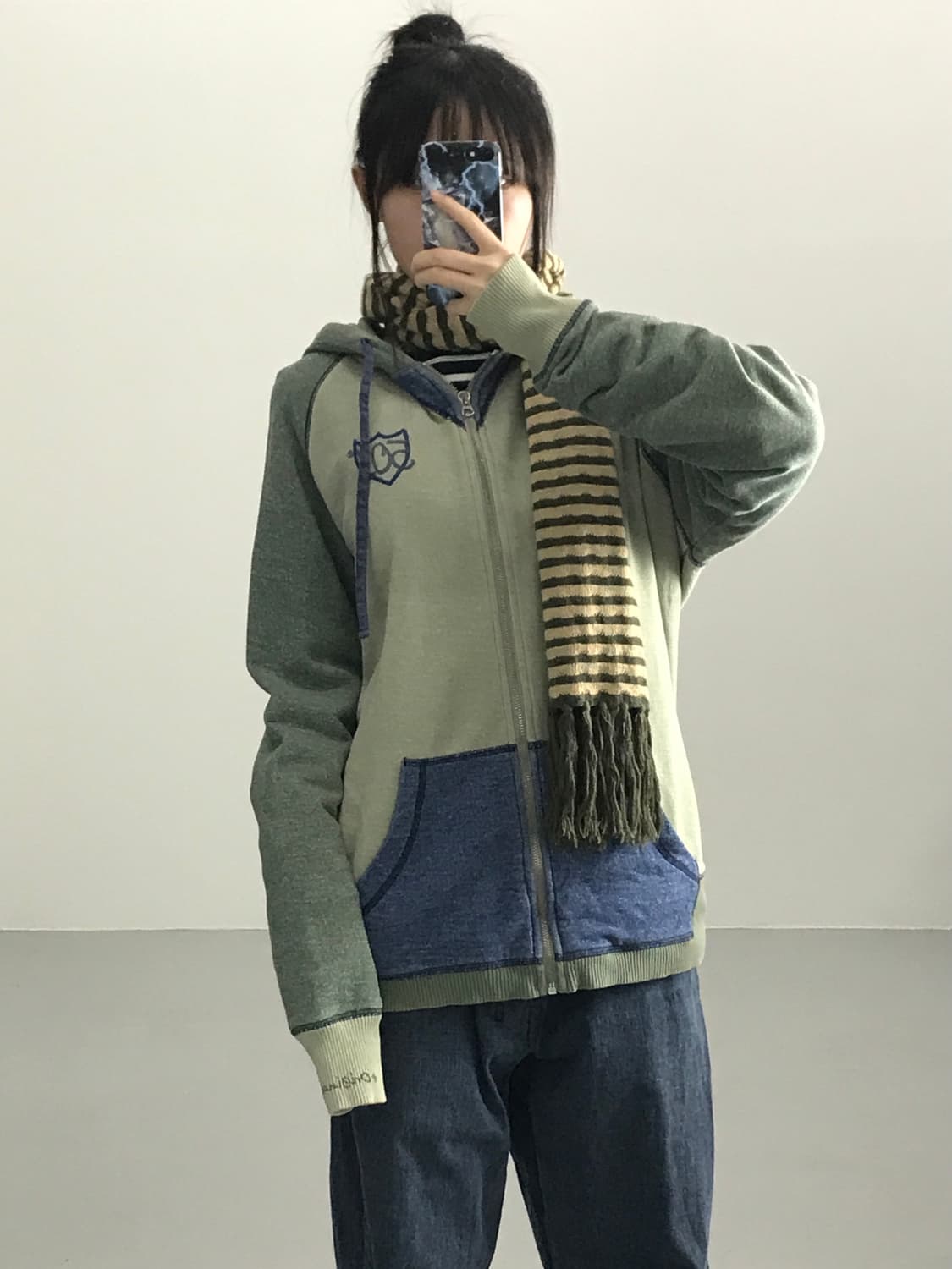 리바이스 501 베이지 올드스쿨 후드집업 상품이미지1