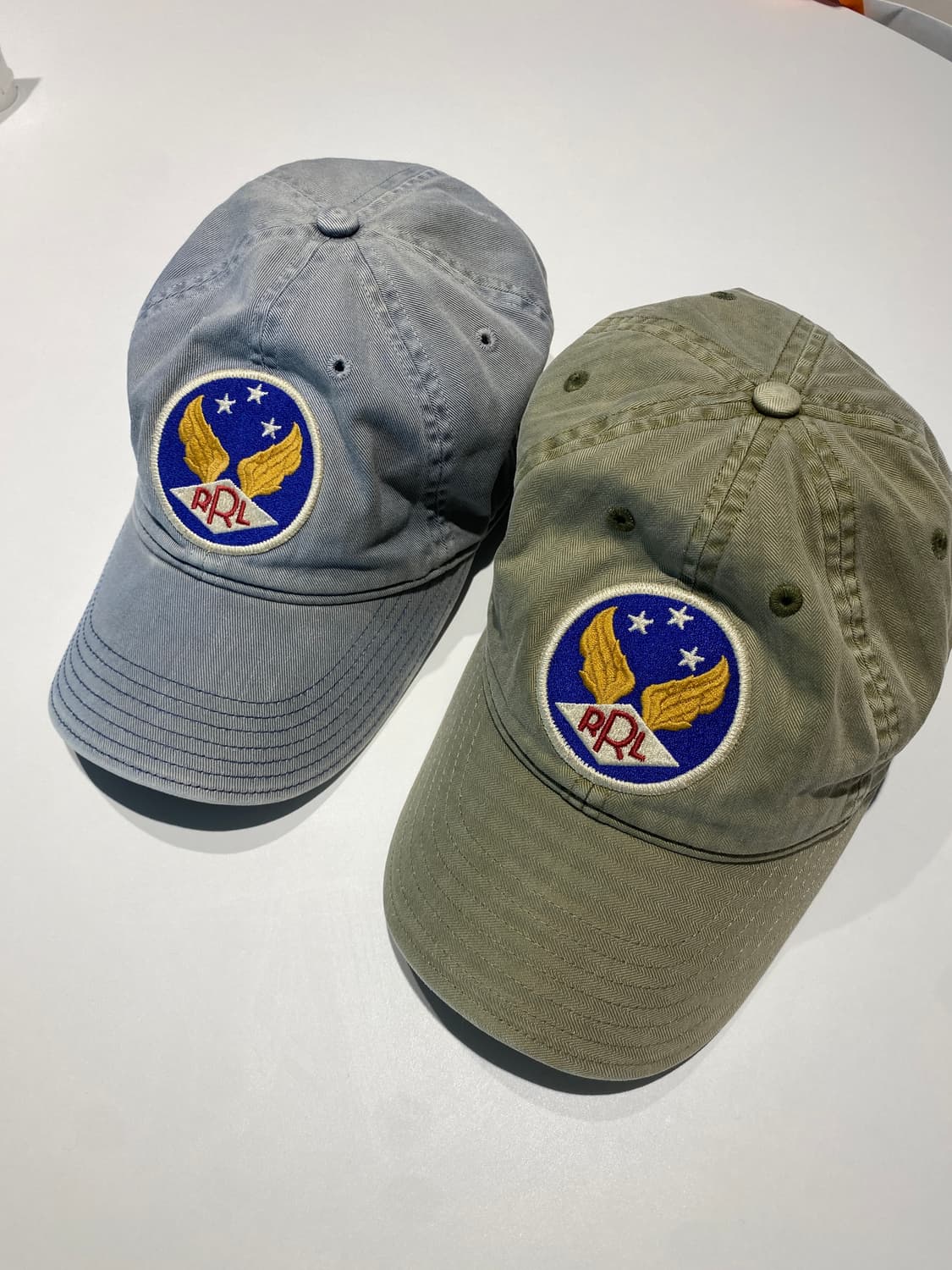RRL 피그먼트 워싱 해링본 원단 볼캡 2종 일괄판매 상품이미지1