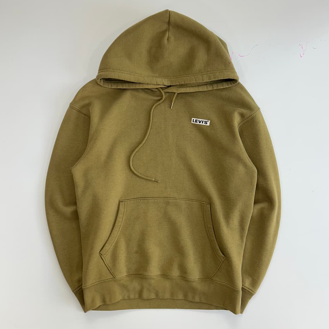 Levis 리바이스 백로고 올리브 후드티 상품이미지3