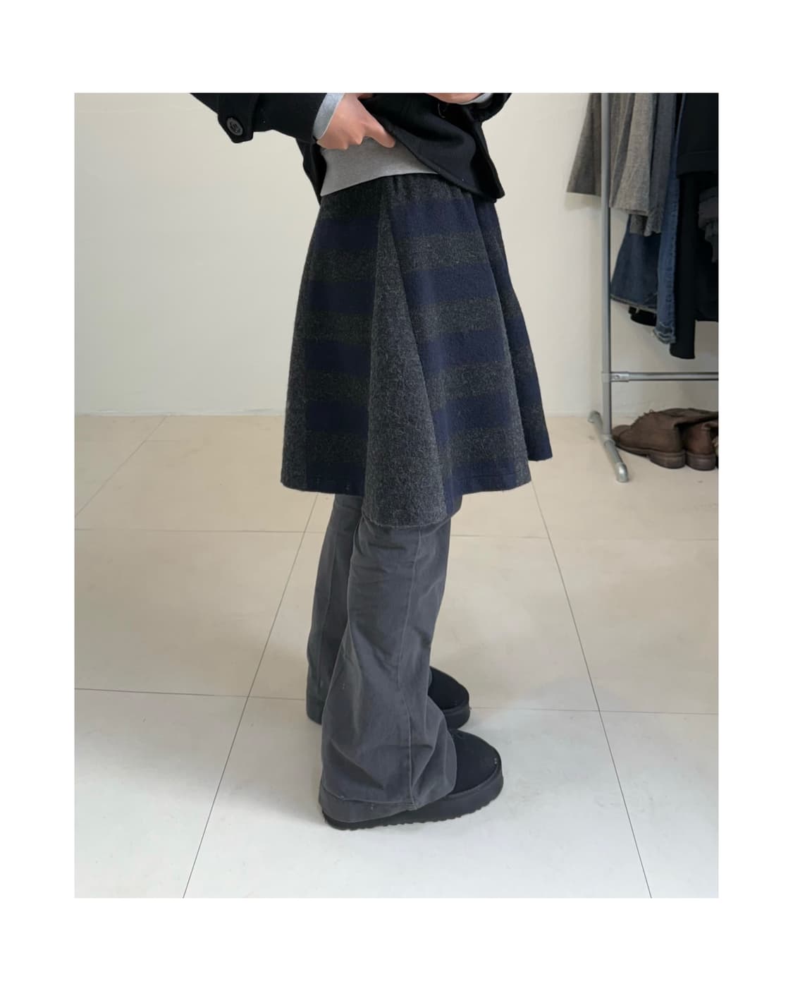 빈티지 울 스커트 상품이미지2