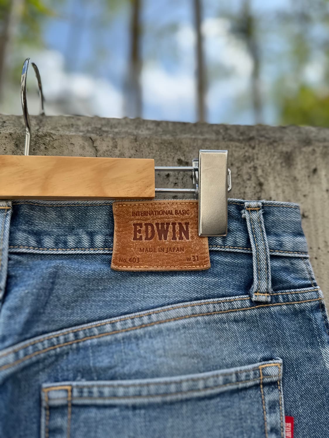 에드윈 403 스트레이트 핏 데님 팬츠 상품이미지8
